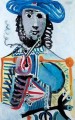 Homme a la pipe 1 1968 Cubism